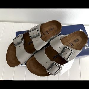 Arizona SOFT foot bed, Dove Grey, Soft Nubuck leather 37N